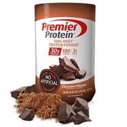 Premier Protein Whey Protein Powder, Chocolate, (28 oz)