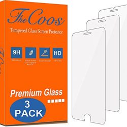 [3-Pack] TheCoos Tempered Glass Screen Protector For Apple iPhone 8 and iPhone 7