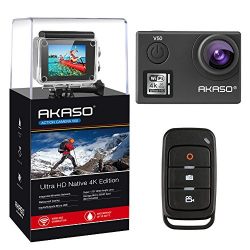 AKASO V50 Native 4K/30fps 20MP WiFi Action Camera with EIS