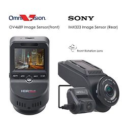 Lifechaser Dual Dash Cam Car Camera 4K UHD WiFi GPS Night Vision