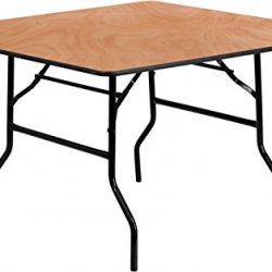 Flash Furniture 48'' Square Wood Folding Banquet Table