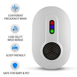 Eco-Mate Triple Action Rat Repellent Ultrasonic, Rodent Mice Repeller Indoor Use, Pest Mouse Control without Chemicals, Safe for Pets (1)
