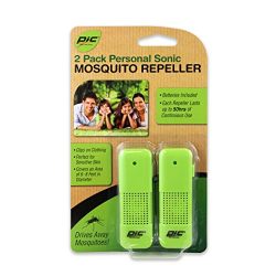 PIC PMR-2 Personal Sonic Mosquito Repeller, 2-Pack
