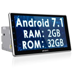Pumpkin 10.1 inch Android 7.1 Car Stereo Double Din Navigation, WiFi, Support Fastboot, Android Auto, Backup Camera, Touch Screen, USB SD (Upgraded Version)