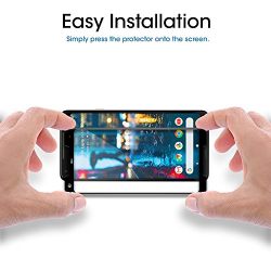amFilm Google Pixel 2 XL Screen Protector Glass, Google Pixel 2 XL Tempered Glass Screen Protector 3D Curved with Dot Matrix for Google Pixel 2 XL 0.3mm