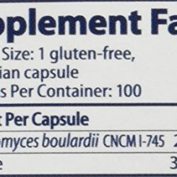 Florastor Probiotic CApsules, 250 Mg, 100 Count