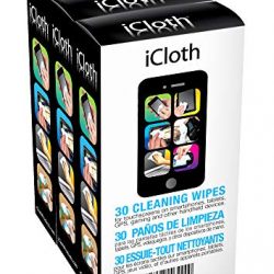 iCloth Lens and Screen Cleaner | 3 x 30 pack bundle (each wipe 9cm x 13cm - 1 ml fill) For use on Laptop and Desktop Screens, Touchscreen Monitors, Automotive Displays, Aviation Displays and more