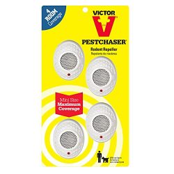Victor Mini PestChaser Ultrasonic Rodent Repellent, 4-Pack (not available in HI or NM)