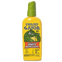 P. F. Harris Mfg. HSG-6 6 oz Swamp Gator Natural Mosquito Insect Repellent Deet Free Spray, White