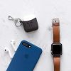 Airpods case with Keychain Apple Iphone Compatible by PodPocket -PREMIUM Silicone Protective Case, Cover, Skin -Slides Easily into Pocket and Has Open Bottom for Charging -(Cocoa Gray) 2