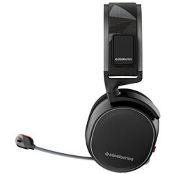 SteelSeries Arctis 7 Lag-Free Wireless Gaming Headset with DTS Headphone:X 7.1 Surround for PC, Playstation 4, VR, Mac and Wired for Nintendo Switch, Android and iOS - Black