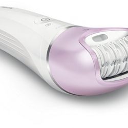 Philips Satinelle Advanced Epilator, Electric Hair Removal, Cordless Wet & Dry Use, (BRE635)