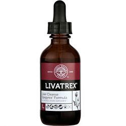 Global Healing Center Livatrex Liver Support Formula - All-Natural Herbal Detox Cleanse with Organic & Wildcrafted Herbs: Milk Thistle, Borotutu, Chanca Piedra, Dandelion, More (2 oz)
