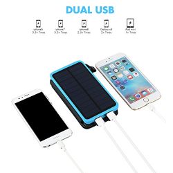 FLOUREON 10000mAh Portable Foldable Solar Panel