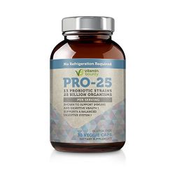 Vitamin Bounty - Pro 25 Probiotic - 13 Probiotic Strains, 25 Billion Organisms Per Serving
