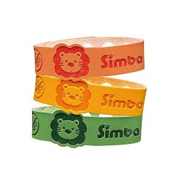 Simba Baby/Kids Natural Mosquito Repellent Bracelet-Natural Citronella and Lemon Extract/ No DEET (3 Pcs)