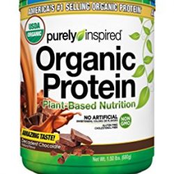Purely Inspired Organic Protein Powder, 100% Plant Based with Pea & Brown Rice Protein, Vegan Protein, Decadent Chocolate, 1.5lbs