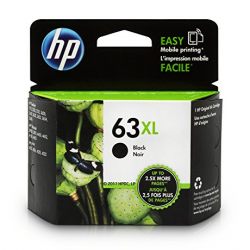 HP 63XL Black High Yield Original Ink Cartridge for HP DeskJet ,HP OfficeJet