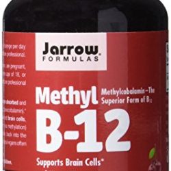 Jarrow Formulas Methylcobalamin (Methyl B12), Supports Brain Cells, 5000 mcg, 60 Lozenges
