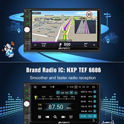 PUMPKIN Android 8.0 Car Stereo Double Din 4GB with GPS and WiFi