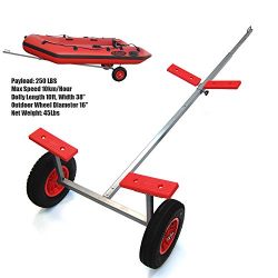 SEAMAX Portable Boat Hand Dolly Set with 16” Wheels