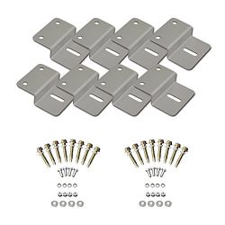 HQST Solar Panel Mounting Z Brackets (1 sets of Z brackets)
