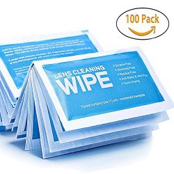 Monitor Wipes - Pre-Moistened Electronic Wipes, Surface Cleaning for Computers, Cell Phones, Sunglasses, LCD Screens, Monitor - Quick Drying, Streak-Free, Ammonia-Free - Screen Wipes