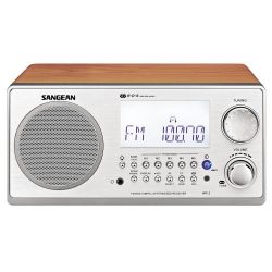 Sangean FM-RBDS AMWooden Cabinet Digital Tuning Receiver (Walnut)