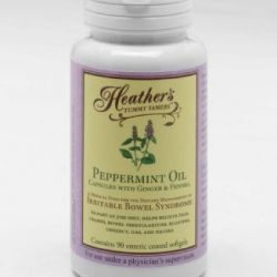 Heather's Tummy Tamers Peppermint Oil Capsules (90 per bottle) for IBS