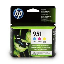 HP 951 Ink Cartridges: Cyan , Magenta & Yellow , 3 Ink Cartridges for HP Officejet Pro