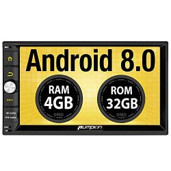 PUMPKIN Android 8.0 Car Stereo Double Din 4GB with GPS and WiFi