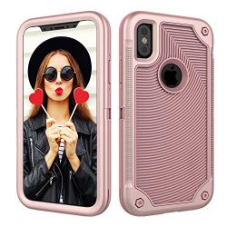 Case for iPhone XS,iPhone X,Digital Hutty 3 in 1 Shockproof