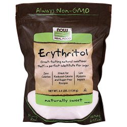 NOW Foods Erythritol, 2.5-Pound