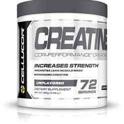 Cellucor Micronized Creatine Monohydrate Powder, COR-Performance Series, Unflavored, 72 Servings