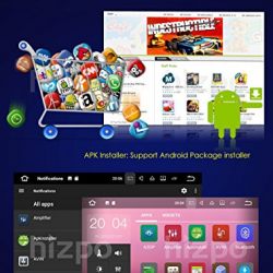 Wifi 9 Inch Android 7.1 Double 2 Din Car Stereo Video Receiver Radio GPS Navi for VW Golf Polo Passat Tiguan Jetta EOS+North America Map+Camera Capacitive Screen