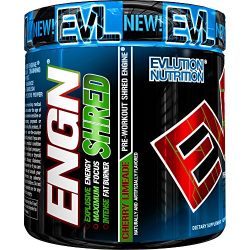 Evlution Nutrition ENGN SHRED Pre workout Thermogenic Fat Burner Powder, Energy, Weight loss, 30 Servings (Cherry Limeade)