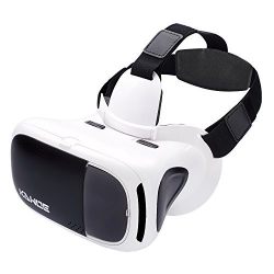 VR Headset, KAWOE 3D Virtual Reality Glasses Compatible with Smartphone Size from 4.5''-6''