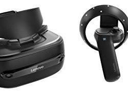 Lenovo Explorer Bundle, Wireless Headset and Motion Controllers for Windows Mixed Reality, Iron Grey