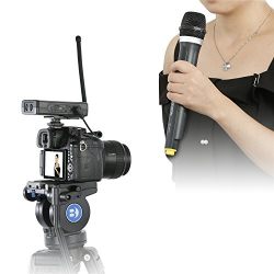 Saramonic WM4CA Professional Portable Wireless VHF Handheld Microphone System for DSLR Camera/Video Camcorder, Compatible with Canon/Nikon / Sony/Panasonic / BlackMagic/Zoom / Tascam/Roland