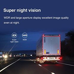 DDPai Mini3 1600P WiFi Dash Cam with F1.8 Aperture 140 Wide Angle, 360 Degree Rotating Car DVR Dash Camera Built-in 32G eMMC Storage Card Loop Recording, G-Sensor, Night Vision