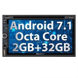 Pumpkin Android 7.1 Car Stereo Double Din DVD Player with Navigation