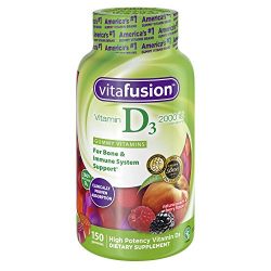 Vitafusion Vitamin D3 Gummy Vitamins, 150 Count (Packaging May Vary)