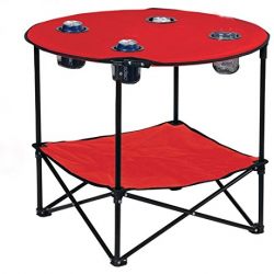 Preferred Nation Folding Table, Polyester with Metal Frame