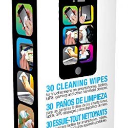 iCloth Small-Screen and Lens Cleaner | 30 Wipes pre-moistened and Individually Sealed - Approved for Optical Clarity | iC30