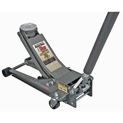 Pittsburgh Automotive 3 Ton Heavy Duty Ultra Low Profile Steel Floor Jack with Rapid Pump Quick Lift