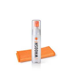 WHOOSH! Award-Wining Screen Cleaner – Safe for all screens – Smartphones, iPads, Eyeglasses, Kindle, LED, LCD & TVs – Includes 1 Oz bottle + 1 Premium Antimicrobial Microfiber cloth