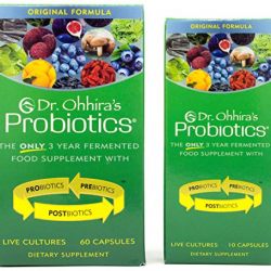 Dr. Ohhira's Probiotics, Original Formula, 60 Caps with Bonus 10 Capsule Travel Pack