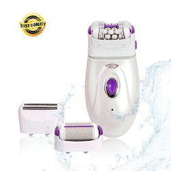 PJY Pain Free Electric Multifunction Cordless Body Facial Hair Razor Electric Hair Remover Trimmer Epilator (3 in 1 Hair Remover)