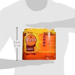 Metamucil With 100% Natural Psylluim Fiber, Orange, 48.2-Ounce Bottle (Pack of 2)