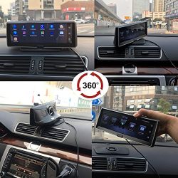 Filido 7.84inch HD LCD Motion Dash Cam 1080p Car Dashboard Camera with 3G WIFI Free Install Car Video Record for Car Trucks 170° Wide Angle WDR with Loop Recording 16GB SD Card